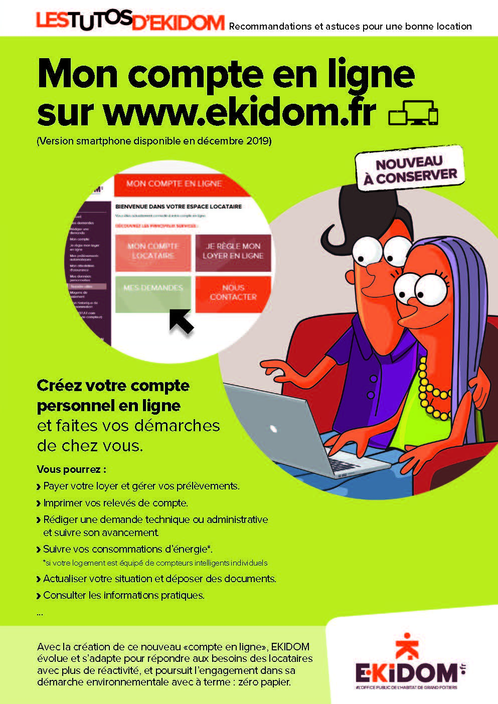 Votre compte locataire - Ekidom