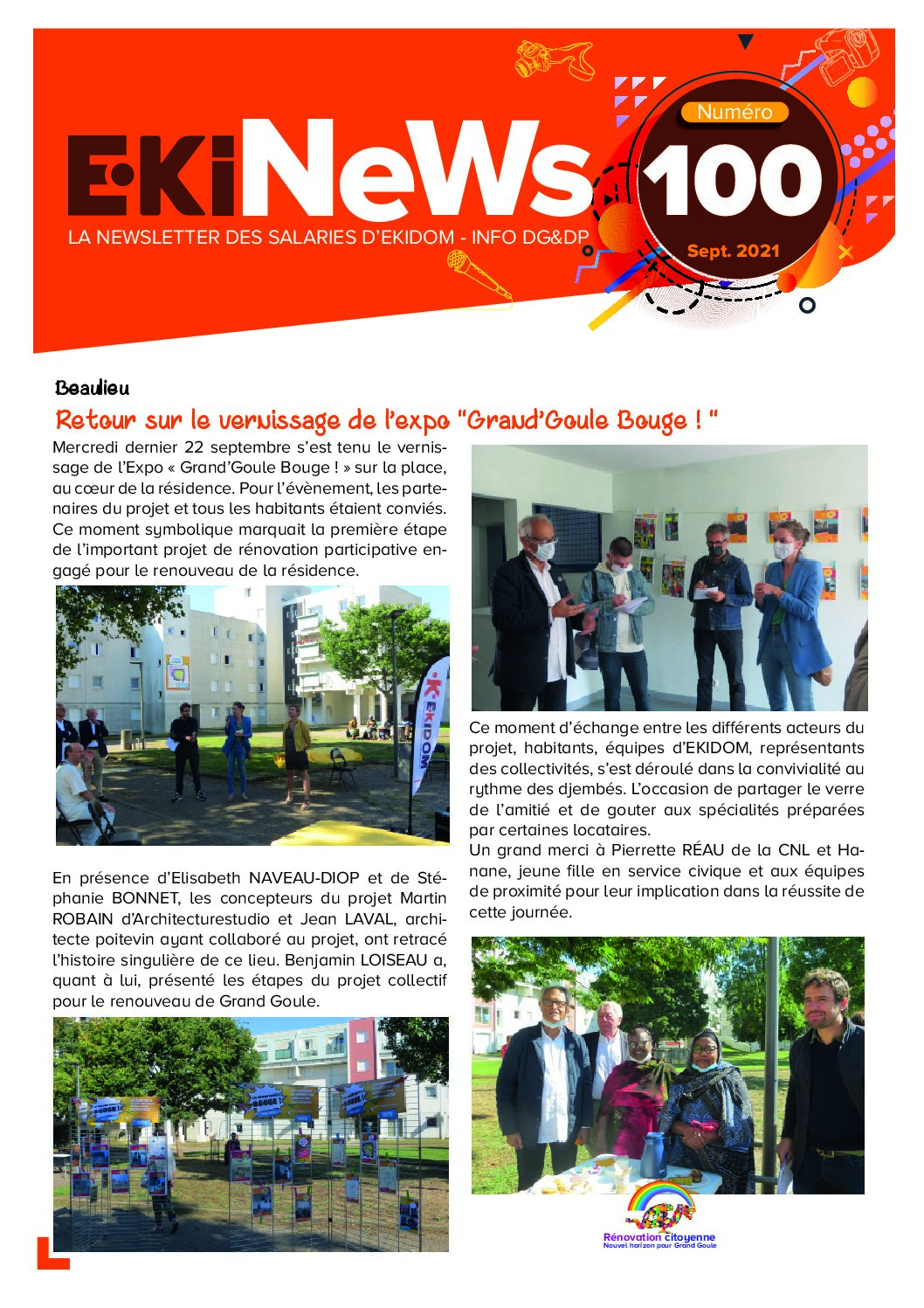 Image de couverture du journal Ekipages Ekinews n°100