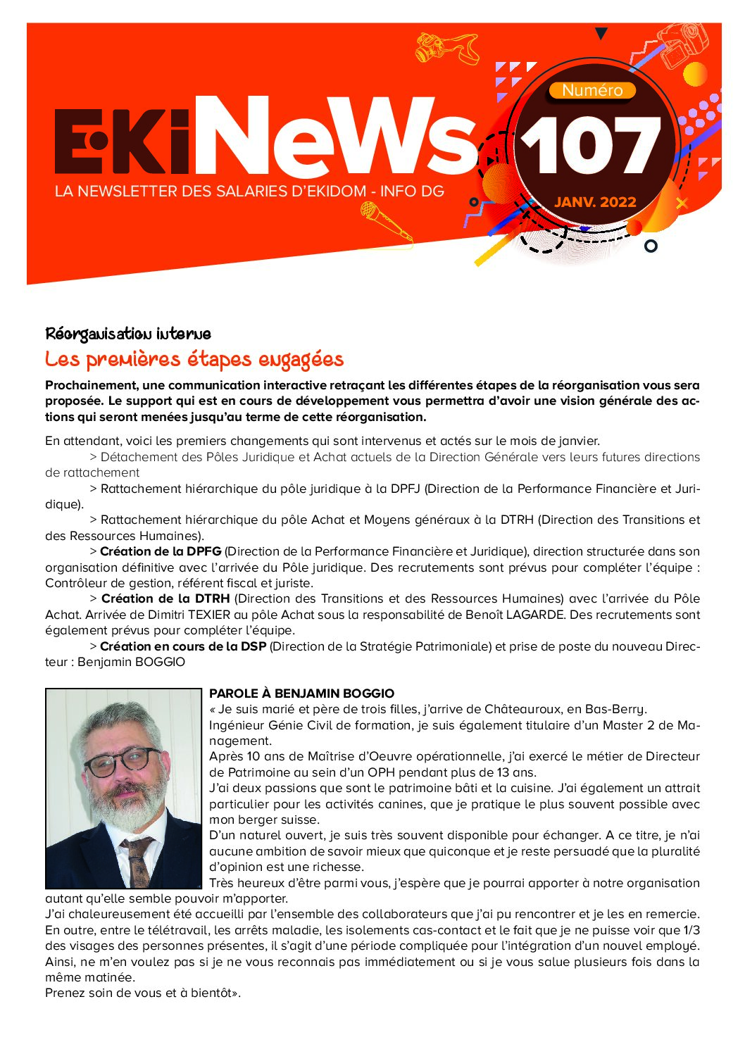 Image de couverture du journal Ekipages Ekinews n°107