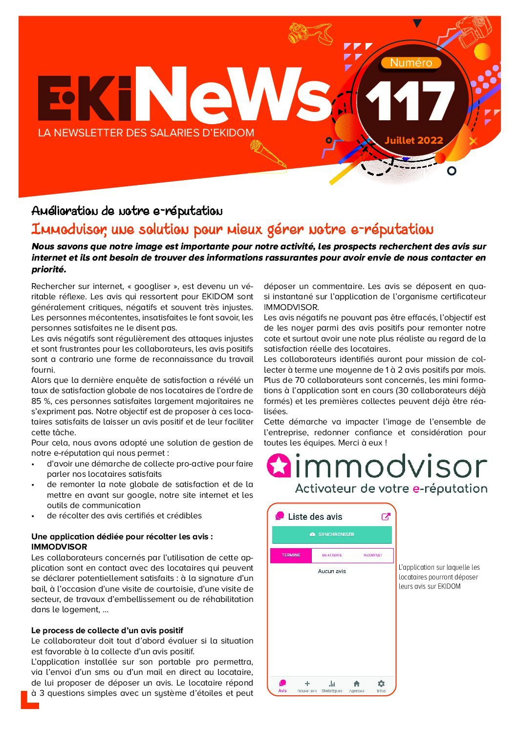 Image de couverture du journal Ekipages Ekinews n°117