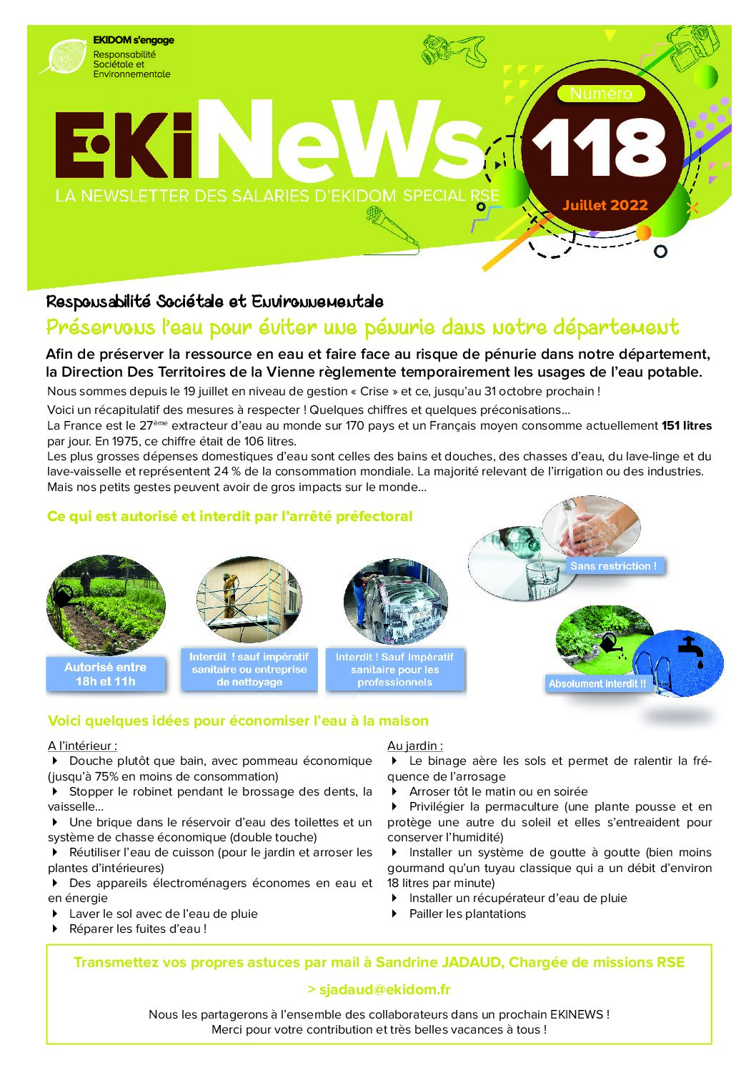 Image de couverture du journal Ekipages Ekinews n°118