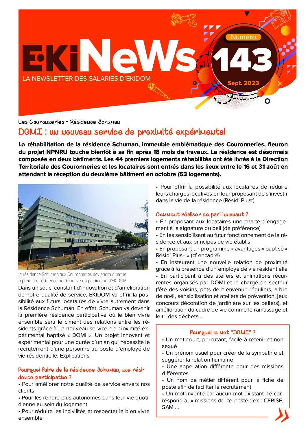 Image de couverture du journal Ekipages Ekinews n°143