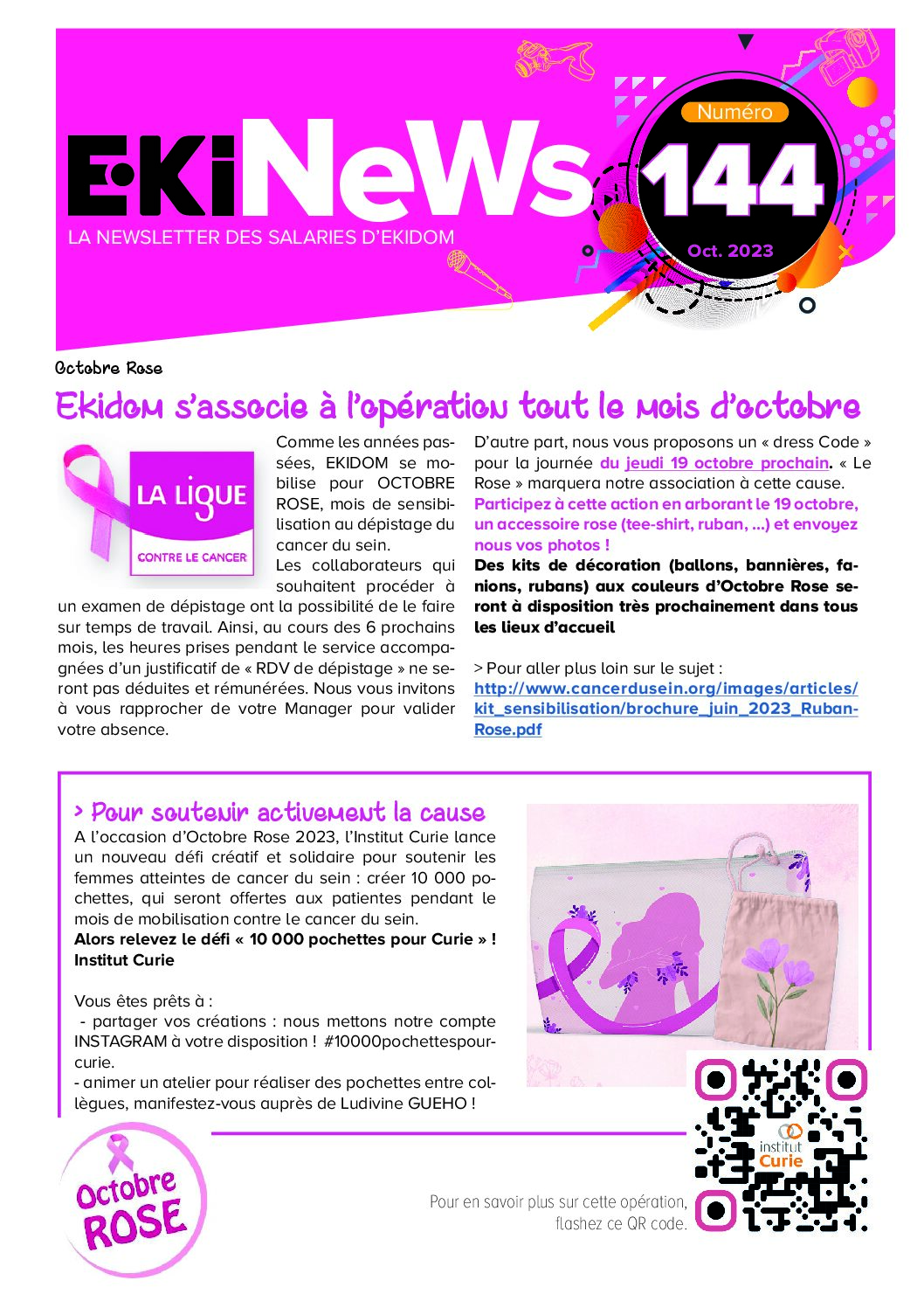 Image de couverture du journal Ekipages Ekinews n°144
