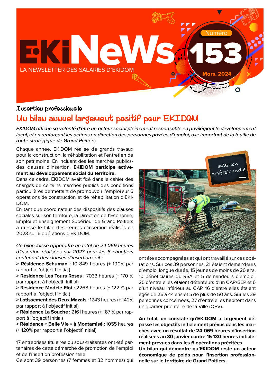 Image de couverture du journal Ekipages Ekinews n°153