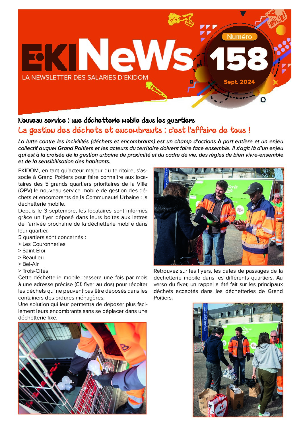 Image de couverture du journal Ekipages Ekinews n°158