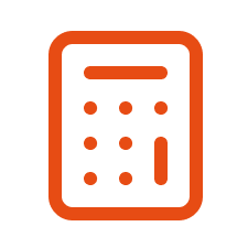 Pictogramme représentant une calculette