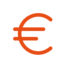 Pictogramme représentant le symbole euro