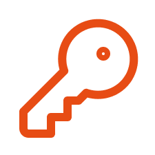 Pictogramme représentant une clé