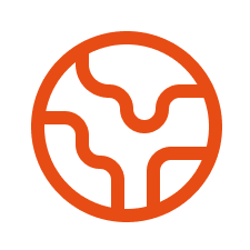 Pictogramme représentant la planète Terre